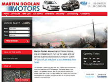 Tablet Screenshot of martindoolanmotors.ie